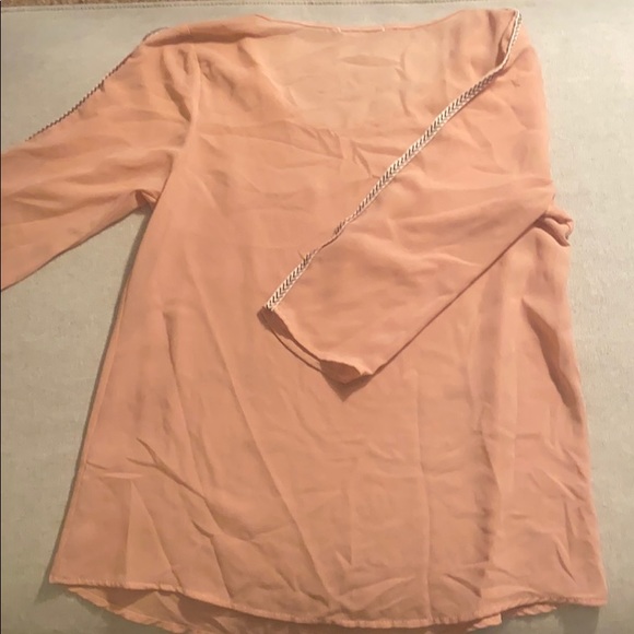 Muave 3/4 Sleeve Blouse - Picture 3 of 3